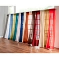 thumbnail image 5 of BrylaneHome BH Studio Sheer Voile Rod-Pocket Panels -Set Of 2, 5 of 6