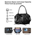 thumbnail image 4 of Bolso tote WINSASI de cuero vegano 41 x 16 x 30 cm, gran capacidad, 4 of 6