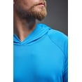 thumbnail image 5 of Expert Brand Men's DriMax Lightweight Hoodie, Safety Blue, 3XL, 5 of 5