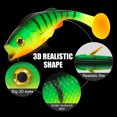 thumbnail image 5 of Spinpol Vigour - Señuelo de pesca para percas (7 cm, 11 cm, 14 cm), cebo blando para sábalo, UV-Active Wobble Craft, cebo de goma para peces nadadores para percas, lucios y luciopercas, 5 of 5