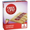 Fiber One Cheesecake Bars, Strawberry Cheesecake, Snack Bars, 6.75 oz, 5 ct