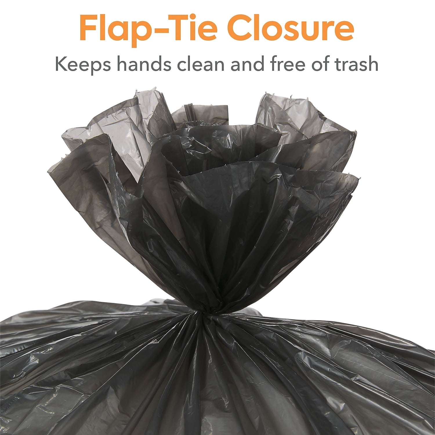 Staples Coastwide Professional 12-16 Gallon Trash Bag 24" x 32" Low Density 0.35 mil Black 1000