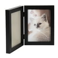thumbnail image 1 of DesignOvation Gallery Black Hinged Double Picture Frame, 1 of 6