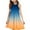 Yellow, variant on QNANSPI Young Girls Sundress,Girls Boho Dress,Fashion Girls Round Neck Sleeveless Patchwork Dress Playful Comfortable Summer Casual Sundress Dresses