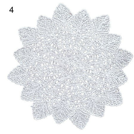 

Wanwan Cup Mat Eco-friendly Lace Design Polyester Decorative Cup Pad Supplies for Home