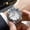 White, variant on Mens Watches Clearance Mens Leather Business Fashion Watch Strap Watch For Gift Giving Business Sports Timepiece for Casual Outdoor Use, Fashion Watch for Men's Gift and Daily Wear