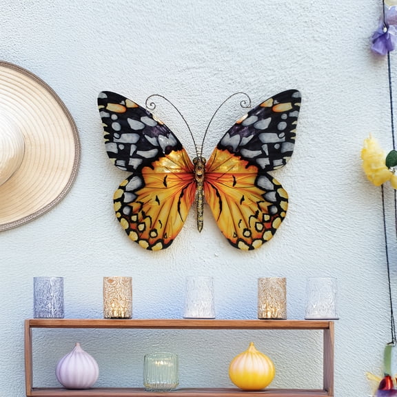 Eangee Butterfly Wall Decor Large Monarch Orange