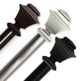 thumbnail image 2 of InStyleDesign  Schubert 1.5" Custom Cut Length Curtain Rod Black 5ft N/A, 2 of 4
