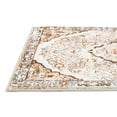thumbnail image 6 of MeyJey 6'x9' Boho Area Rug for Living Room, Non-Slip Machine Washable Vintage Oriental Distressed Floor Carpet for Bedroom Dining Kitchen Nursery, Cream/Orange, 6 of 13