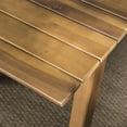 thumbnail image 5 of Noble House Brookbury 7 Piece Adult Contemporary Acacia Wood Weatherproof Dining Furniture Set Teak, 5 of 11