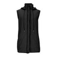 thumbnail image 5 of Gaexia Vest for Women Winter,Lightweight Winter Hooded Down Vest for Women Quilted Sleeveless Gilet Coat With Pockets Outerwear, 5 of 6