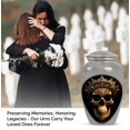 thumbnail image 3 of Skull With Crown Flower Urn Human Ashes Urn For Ashes - Cremation Urns For Ashes For Women - Human Urns For Ashes - Cremation Urn Human Ashes - Adult Funeral Urn (Size - 10Inch), 3 of 5