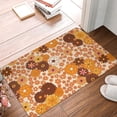 thumbnail image 5 of Fotbe Extra Durable Door Mat - Dirt Trapping Outdoor Welcome Mats - Non-Slip Outdoor Door Mats - Low Profile Front Door Mat - Indoor (16" x 24", Hippie Ditsy Floral ), 5 of 9
