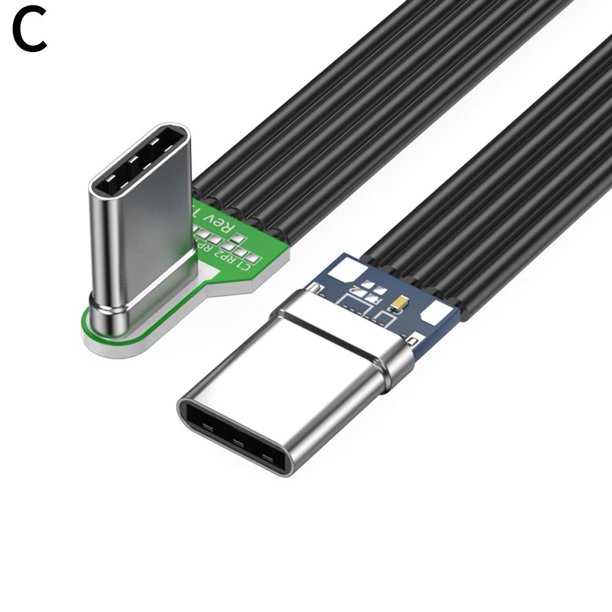 Ruifaya Cable de datos tipo C DIY 65 W PD Adaptador de carga rápida Línea de transmisión de datos y