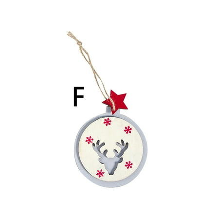 

lystmrge Ball Stir Sticks Swing Cars Chandelier Crystals Replacement Bars New Christmas Hollow Letter Wood Circular Pendant Christmas Tree Decoration List