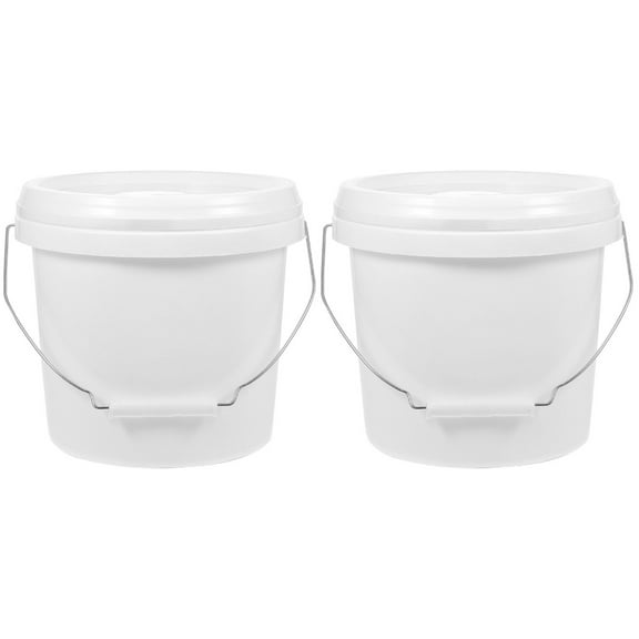 2 PCS Color Mixing Bucket 5l with Lid Paint Pigment