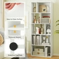 thumbnail image 5 of Topbuy 5-Tier Geometric Bookcase 63” Tall Freestanding Bookshelf with 10 Open Cubbies, 5 of 8