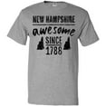 thumbnail image 3 of Inktastic New Hampshire Awesome Since 1788 T-Shirt, 3 of 5