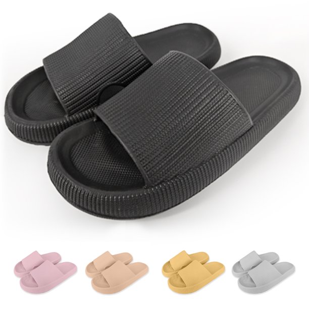 Cloud Slippers for Women and Men，Pillow Slippers Thicken Sole Cloud