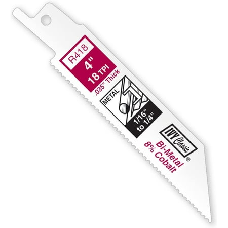 

Ivy Classic 28304 4 18T Bi-Metal Reciprocating Saw Blade (5-Pack)