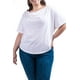 thumbnail image 5 of Blusa escote drapeado Roman Fashion /Tallas Extras, 228 (Blanco) blanco 38, 5 of 6