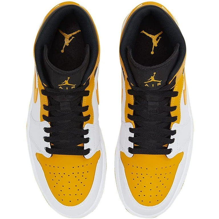 Air jordan 1 on sale mid university gold black