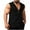 Black—Prime Deals 2025, variant on BADHUB Men's Sleeveless Muscle Hoodies Zip Up Workout Tank Tops Solid Color Gym Basic Summer Vest White XXL