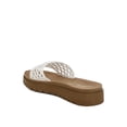 thumbnail image 3 of London Rag Sayura Woven Womens Slip-On Flatforms, 3 of 9