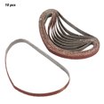 thumbnail image 1 of 330*10mm Belt Power Finger File Sander Abrasive Sanding Polishing Belts (Red #60), 1 of 6