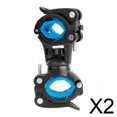 thumbnail image 1 of Soporte de luz para bicicleta,Abrazadera de montaje para linterna de bicicleta con rotación de 360 ​​grados,Soporte para lámpara de luz para linterna de bicicleta Barra de mango,Soporte, 1 of 8