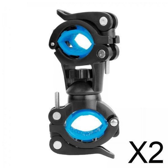 Soporte de luz para bicicleta,Abrazadera de montaje para linterna de bicicleta con rotación de 360 grados,Soporte para lámpara de luz para linterna de bicicleta Barra de mango,Soporte
