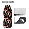thumbnail image 6 of Uorisanigo Red Mushroom Waterproof Car Seat Cover Anti-Slip Back Fabric Automobile Front Seat Covers Easy to Install All-Season Protection Universal Vehicle Accessories, 6 of 7