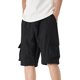 thumbnail image 2 of WILLBEST Conjunto de 2 Piezas de Camiseta y Pantalones Cortos con Parches Hipster para Hombre, Chándal Deportivo, 2 of 8