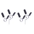 thumbnail image 2 of Greeniant 2 Pieces Barbell Bar Adapter Sleeve Shaped Wrench with L for Weightlifting clips 2piezas, 2 of 5