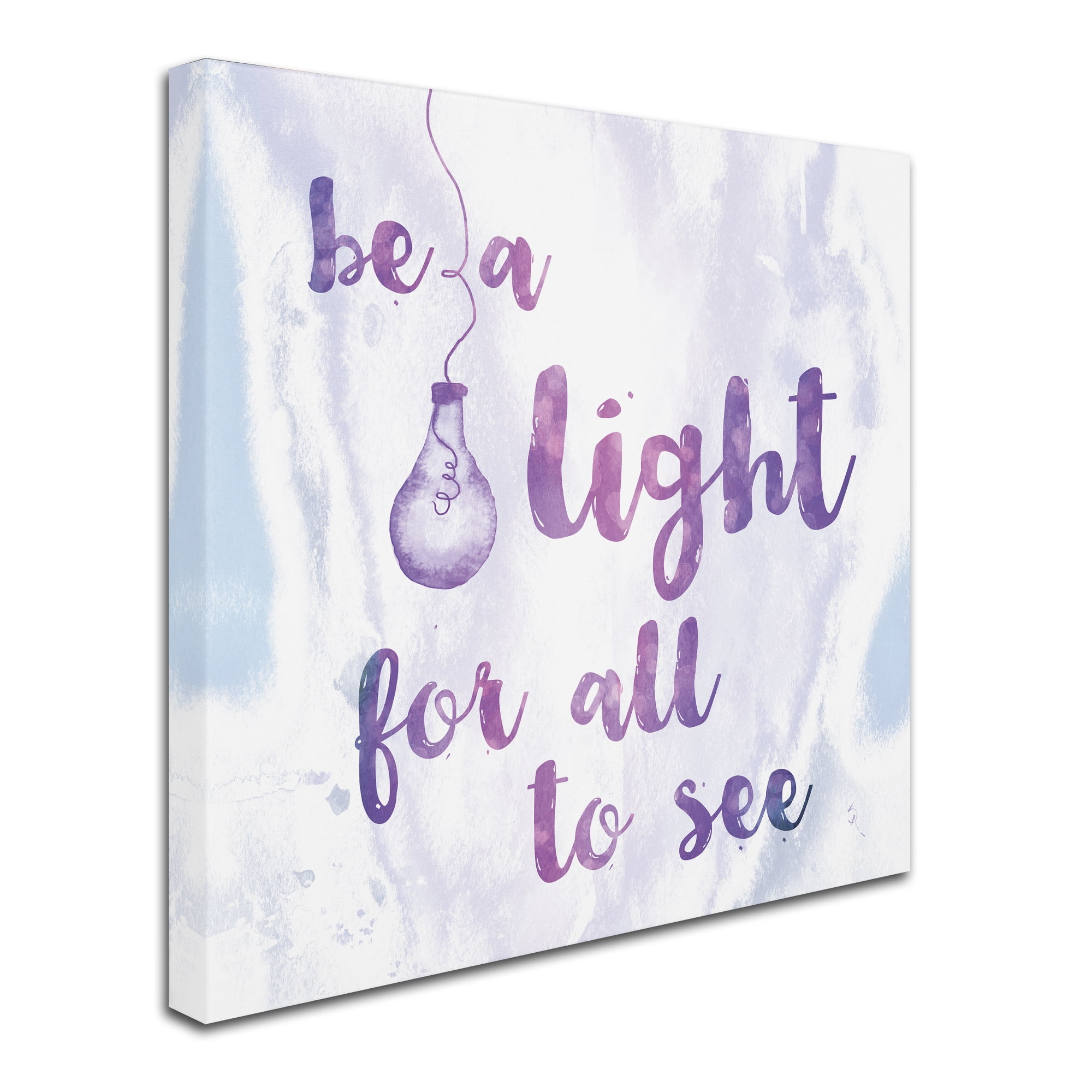 Trademark Fine Art 'Words of Faith IV' Canvas Art by Sarah Adams