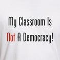 thumbnail image 3 of CafePress - My Classroom Is NOT A Democracy! T Shirt - Fitted T-Shirt, Vintage Fit Soft Cotton Tee, 3 of 4