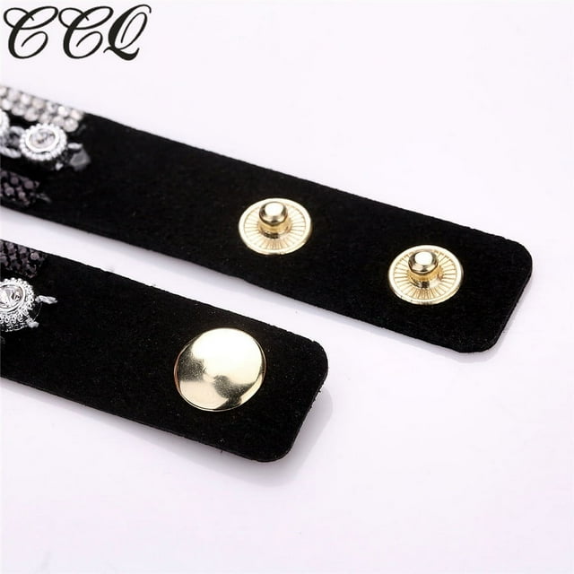 Pulseras para mujer, regalos para mujer CCQ Reloj de pulsera analógico de cuarzo con esfera de cristal y diamantes de imitación vintage para mujer
