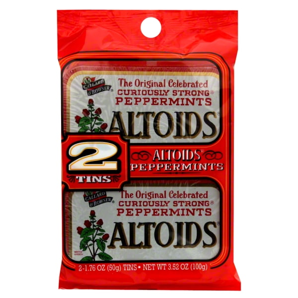 Altoids Peppermint Mints, 1.76 Oz., 2 Count