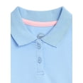 thumbnail image 2 of Wonder Nation Toddler Girls Polo Shirt, Sizes 2T-5T, 2 of 3
