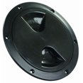 thumbnail image 1 of JR Access Door 31015 4.45 Inch Cutout Diameter; 5.12 Inch Outside Diameter; Black; ABS Plastic; Lockable; With Rubber Seal; Single, 1 of 3