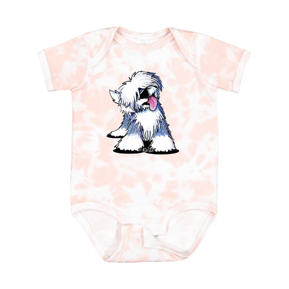 Inktastic Old English Sheepdog Boys or Girls Baby Bodysuit