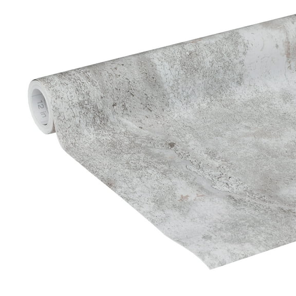 EasyLiner Brand Contact Paper Adhesive Shelf Liner 20 in. x 15 ft., Concrete