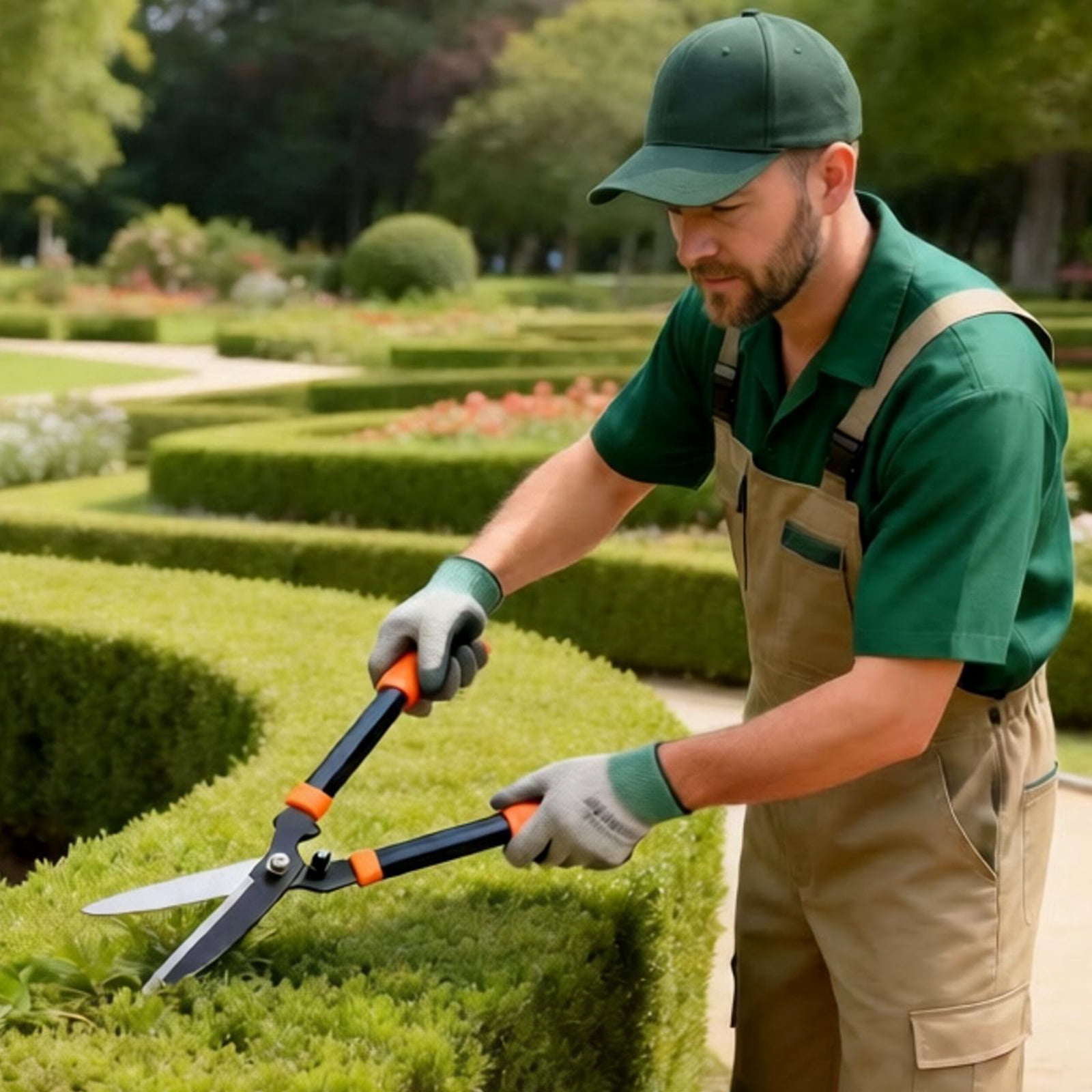 Bemico 3PCS Garden Tools Loppers Hedge Clippers & Pruners Set, Heavy Duty Hedge Shears Tree & Shrub Care Kit for Yard, Lawn & Garden, Branch Cutter Tree Trimmer for Indoor & Outdoor