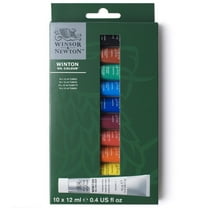 Winsor & Newton Winton Oil Paint- Set of 10, Assorted Colors, 12 ml, Tubes