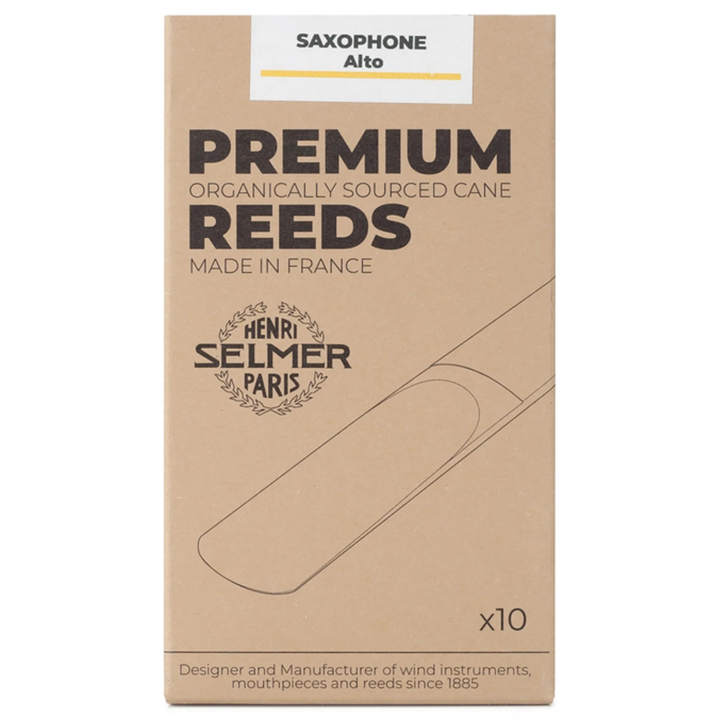 Selmer Paris Alto Sax Reed Box of 10 Size 3