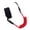 Red, variant on 4ft Surf Leash Wrist Leg Rope Ankle Strap, Kayak Fishing Rod Pallet Leash - Black