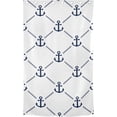 thumbnail image 2 of Coolnut Coolnut Blackout Curtains for Bedroom Doorway Curtains for Window Treatments 84 inches Length Anchor Seamless Pattern Vertical Blinds Door Curtains for Bedroom, 1 Panel, 2 of 7