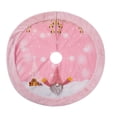 thumbnail image 1 of Árbol De Navidad Con Rosa Claro Rudolph Felpa Alfombra De Árbol De Navidad Árbol De Navidad Decoración De Fiesta Navideña seitruly HA046693-02, 1 of 6