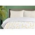 thumbnail image 3 of Ambesonne Yellow Polka Dot Duvet Cover Set, Random Mini Spots, 2-Calking, Earth Yellow Pale Tan, 3 of 6