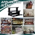 thumbnail image 3 of 4 Tier Black Acrylic Display Risers, Perfume Organizer Stand, Cupcake Stand Holder, Shelf Risers for Display Stands for Figure, Dessert Shelves for Party, Decoration,7.48*5.91*5.91 inch., 3 of 7